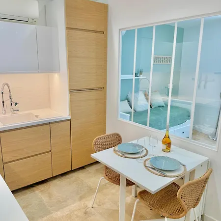 T3 6 Personnes De 60m2 Au Coeur De Ville, Terrasse Et Parking Gratuit Апартаменты